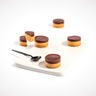 MINI CHEESECAKE AU CARAMEL ET CHOCOLAT