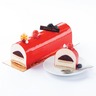 BUCHE VANILLE FRUITS ROUGES 240MM CUIT 835G