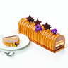 BUCHE BANANE PASSION CHOCOLAT 240 MM CUITE 740G