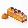 BUCHE BANANE PASSION CHOCOLAT 240 MM CUITE 740 G