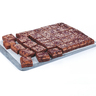 BROWNIE FONDANT CHOCOLAT FRAMBOISE PLAQUE PREDECOUPEE CUIT 65G